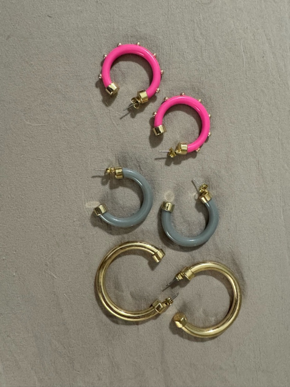 Hoo Hoops- Pink, Gray & Gold